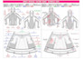 design ski coat, jacket and outerwear cad sketch or tech pack